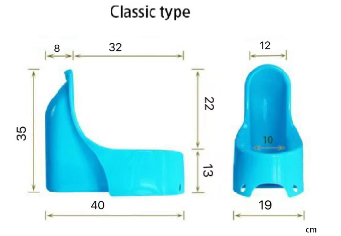 Children's toilet seat, splash-proof baby squat toilet, baby potty, boy's standing urinal, girl's large-sized household toilet.